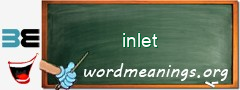 WordMeaning blackboard for inlet